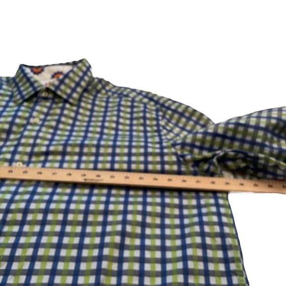 Robert Graham Colorful Plaid
Striped Shirt Button Down-"2X Big and Tall - Picture 6 of 10